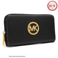 michael kors geperforeerd logo groot zwart portefeuilles Winkel Den Haag j3331125